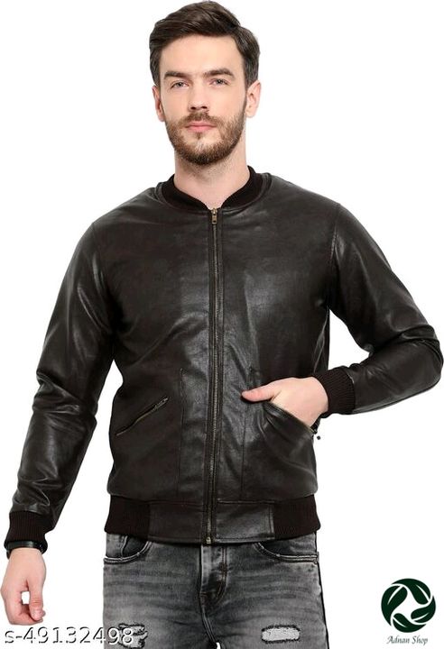 Brand Trend Men's Faux Leather Jacket uploaded by Online shopping on Flipkart  on 10/10/2021