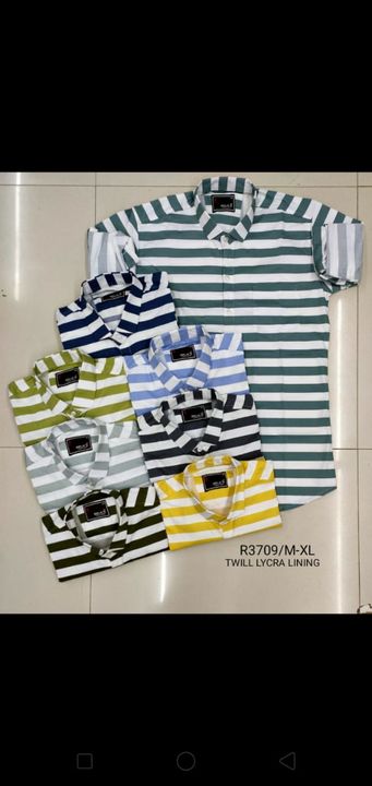 Clory lycra shirt uploaded by Brothers showroom on 10/10/2021