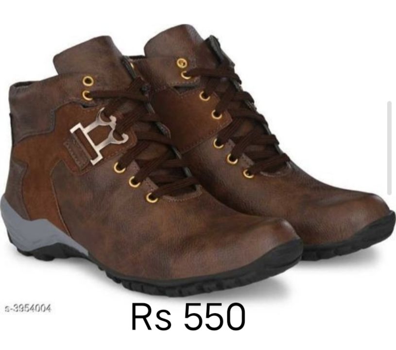Leather boots uploaded by Anjali cloth centre on 10/11/2021