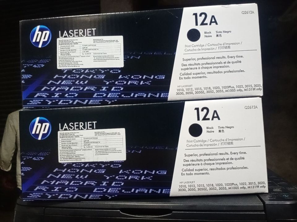Hp orignal 12a  uploaded by business on 10/11/2021