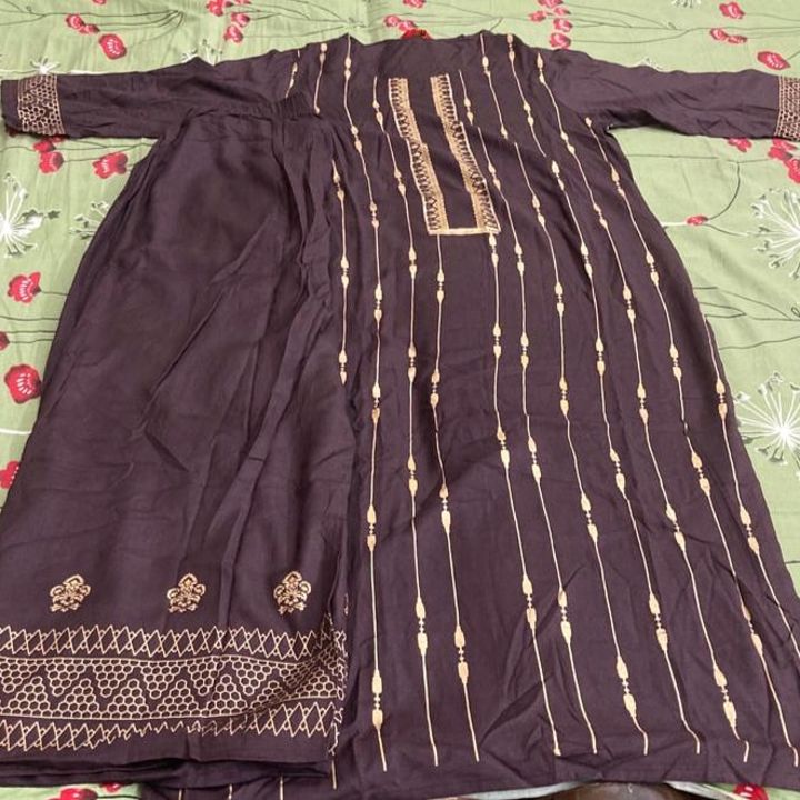 Kurti with plazzo set uploaded by business on 10/11/2021