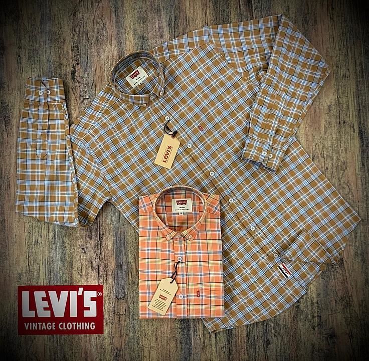 Levis Shirts 
Button Down 
100% Cotton 
Twill Semi Peach Wash. 
M L XL
1:1:1 uploaded by business on 9/15/2020
