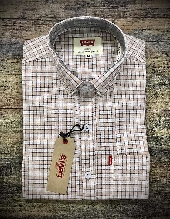 Levis Shirts 
Button Down 
100% Cotton 
Twill Semi Peach Wash. 
M L XL
1:1:1 uploaded by Multi Brands Online on 9/15/2020