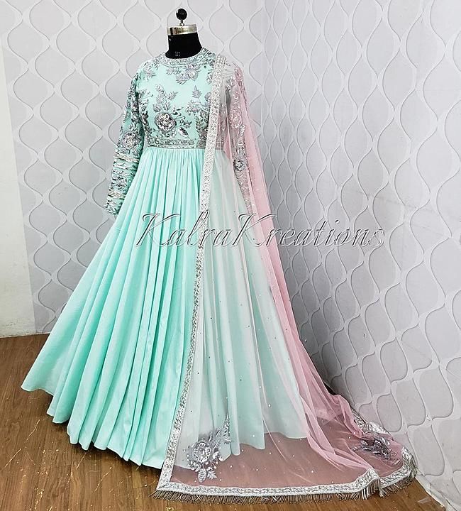 Gown.s://wa.me/00 uploaded by lavnya fashion on 9/15/2020