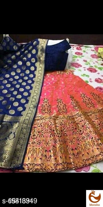 Banarasi silk lehenga uploaded by Business on 10/11/2021