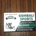 Business logo of Sidhbali sports