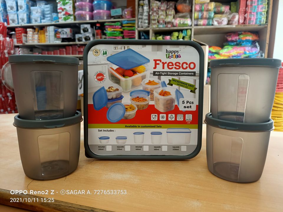 Fresco 5 pcs set uploaded by Sagar Plastics on 10/11/2021