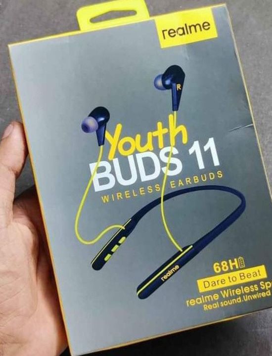 Realme youth buds 11 wireless Bluetooth earphone uploaded by business on 10/11/2021