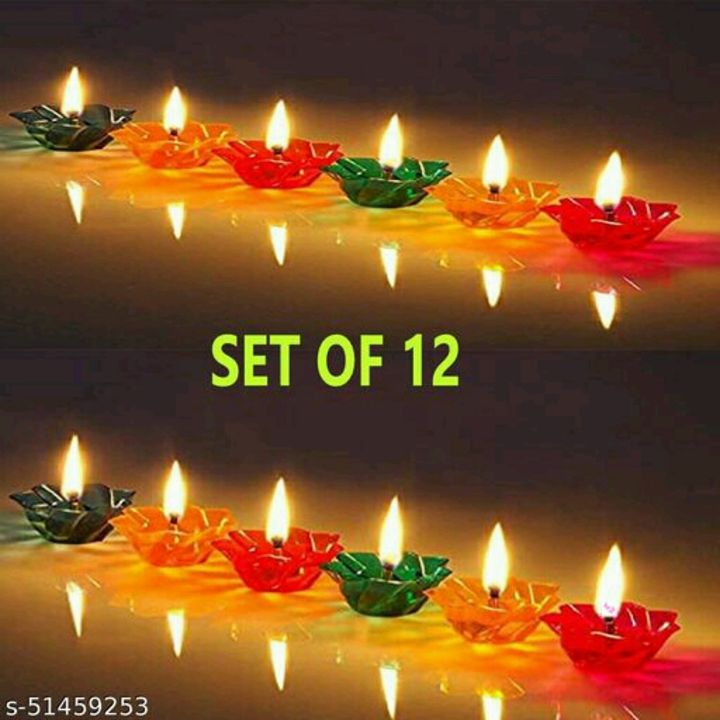 Decorative Diwali Deepak, Oil Diye for Decoration,Plastic uploaded by R.k beauty online shop on 10/12/2021