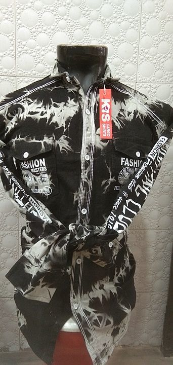 Latest denim shirts for men uploaded by business on 4/18/2020