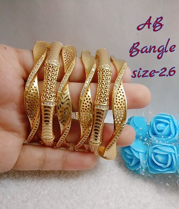 ROSE GOLD BANGLES uploaded by Style And Smile Online shop  on 9/15/2020