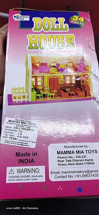 Mamma mia doll house uploaded by Pooja toys on 9/15/2020