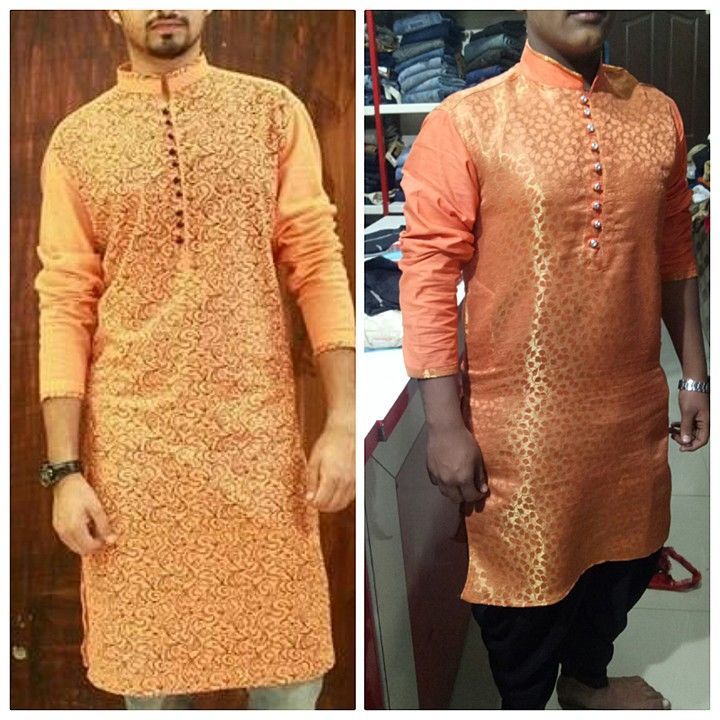 Designer silk kurta pajama uploaded by New version fashion wear on 9/15/2020