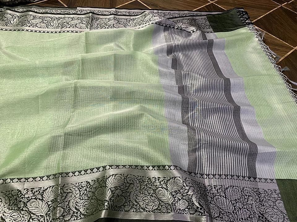 Banarasi Tissue Silk Saree uploaded by Fam textiles  on 4/18/2020