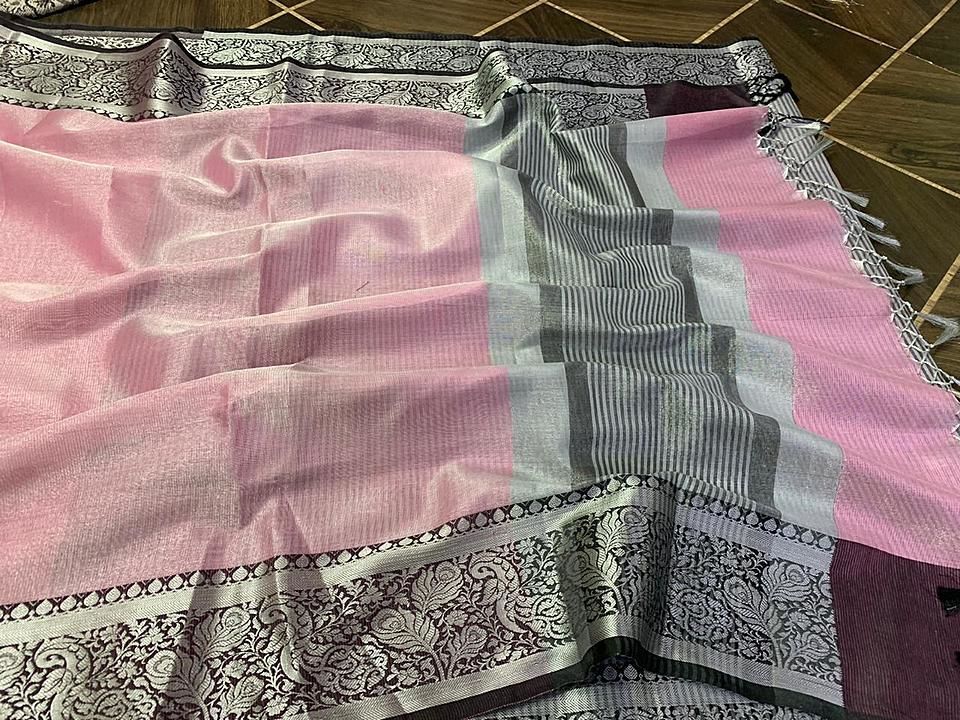 Banarasi Tissue Silk Saree  uploaded by Fam textiles  on 4/18/2020