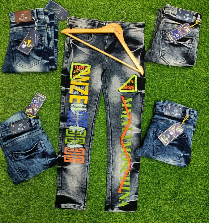 Funky Denim Jeans uploaded by MOHINI TRADERS on 10/12/2021