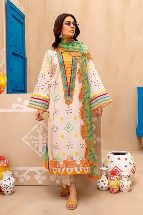 Pakistani suit  uploaded by Aleena fashion house on 10/12/2021