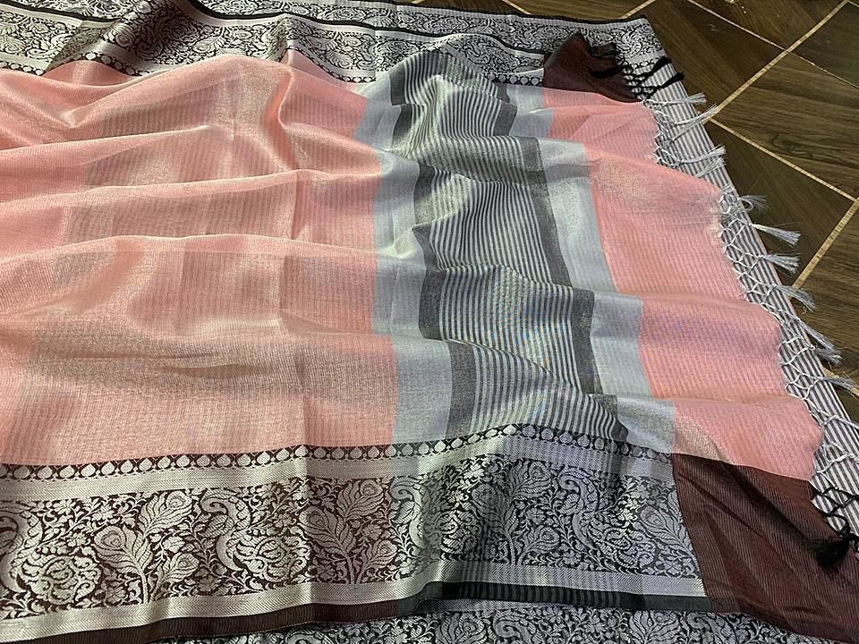 Banarasi Tissue Silk Saree  uploaded by Fam textiles  on 4/18/2020
