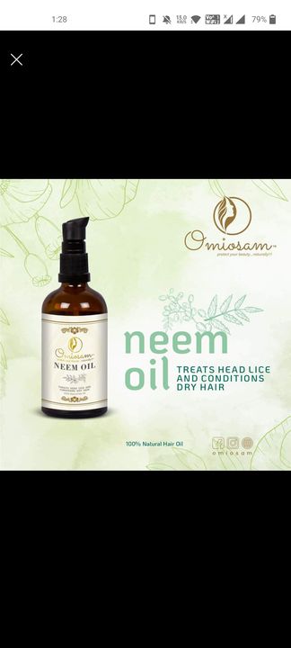 Neem hair oil uploaded by Omiosam naturals on 10/13/2021