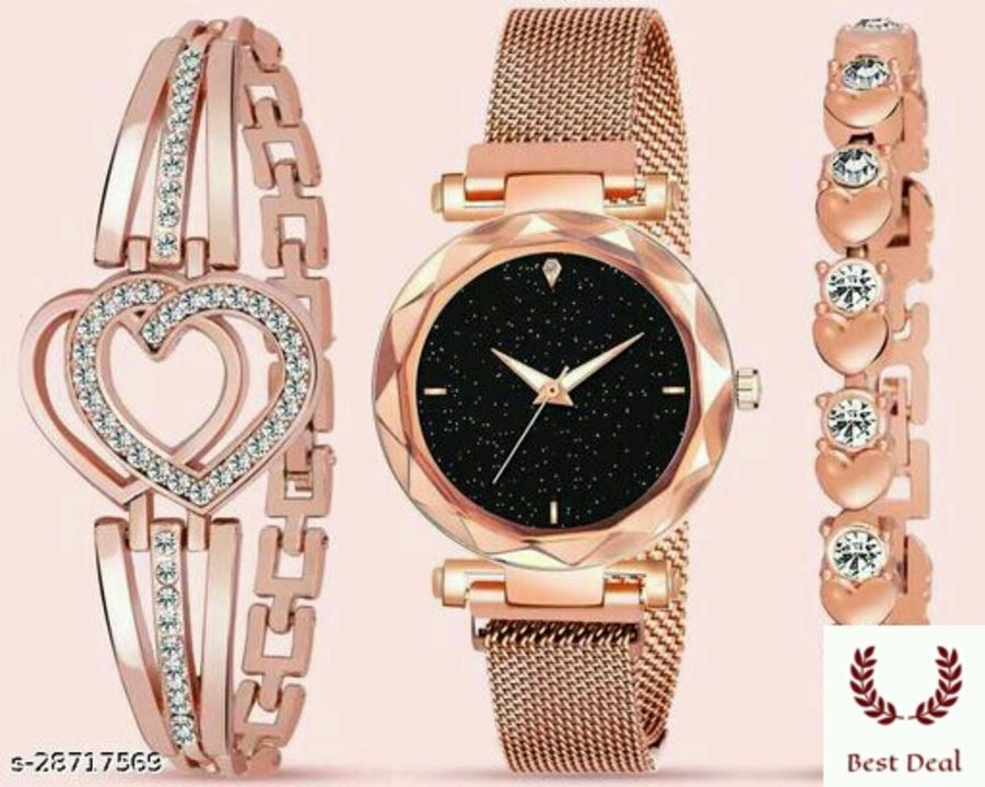 Post image Women's watches  Premium quality watches with bracelets   Free shipping   Cod available