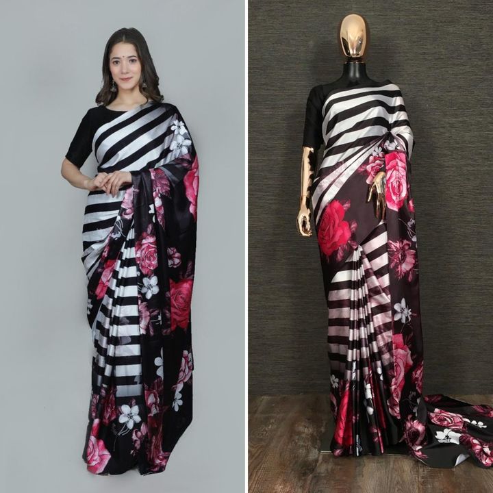YNF-7058-7032-🌷Floral printed Saree🌷* uploaded by J & J COMPANYS on 10/14/2021