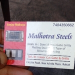Business logo of Malhotra Steel works
