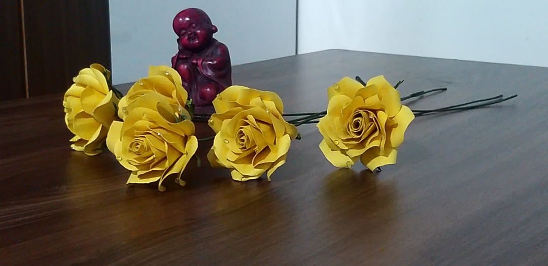 Handmade artificial Roses uploaded by business on 10/14/2021