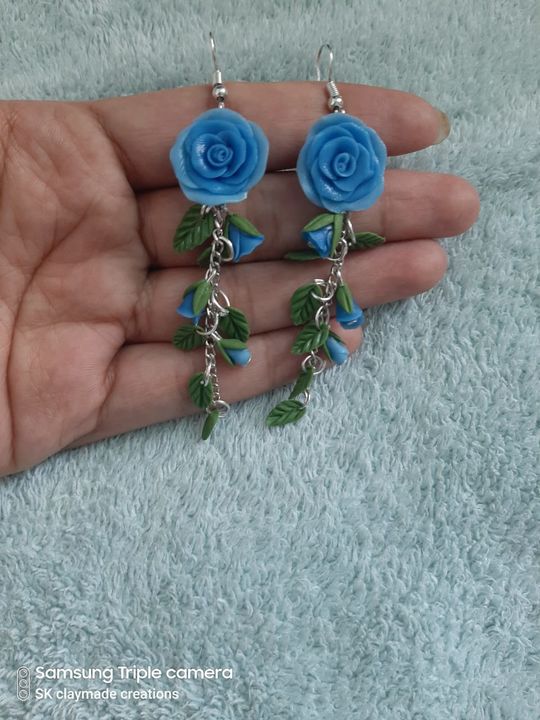 Handmade polyester jewellery uploaded by business on 10/14/2021