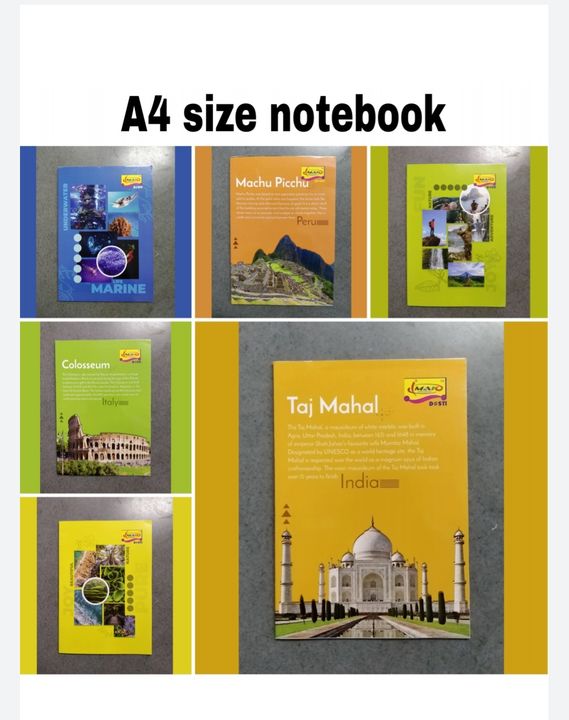A4 Size Notebook of 224 Pages  uploaded by Indermal anil kumar on 10/14/2021