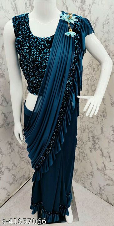 Partywear saree uploaded by Avni's Fashion on 10/14/2021