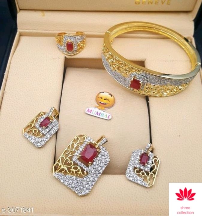 Catalog Name:*Princess Fancy Jewellery Sets*
Base Metal: Alloy
Plating: 1Gram Gold
Stone Type: Artif uploaded by Shree collection  on 10/14/2021