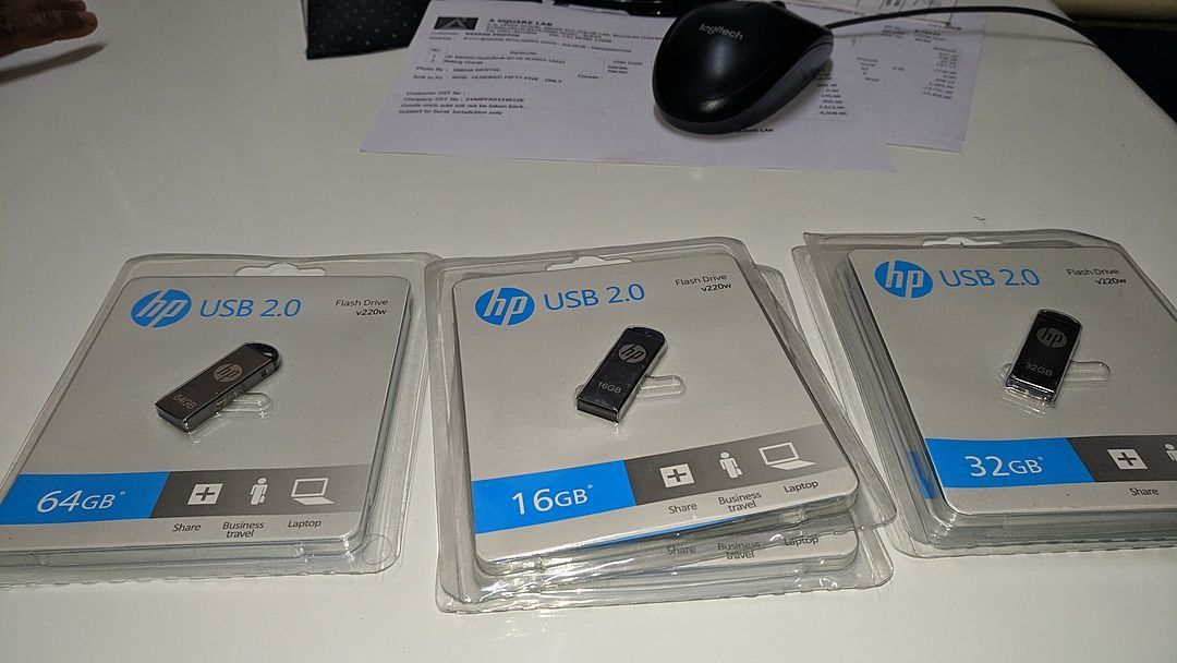 HP pendrive (16gb=330₹,32gb=380₹,64gb=480₹) uploaded by business on 9/16/2020
