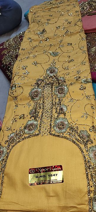 Handwork suit semi stitched uploaded by business on 9/16/2020