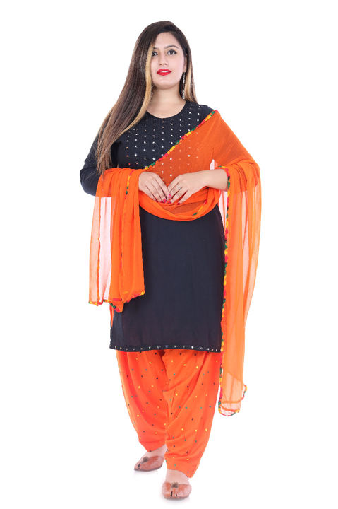 Patiala suit with dupatta uploaded by Kurties world on 10/15/2021