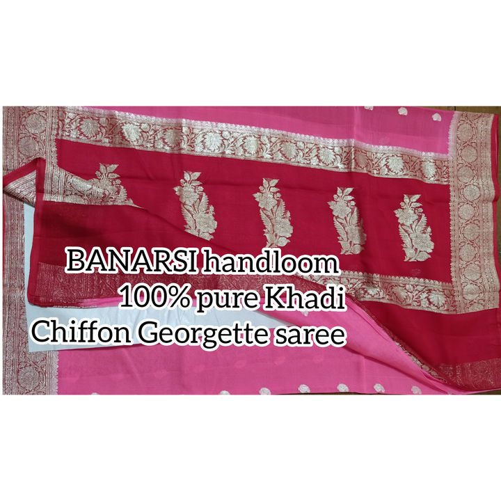 BANARSI HANDWOVEN PURE KHADI uploaded by The banaras Silk on 10/15/2021