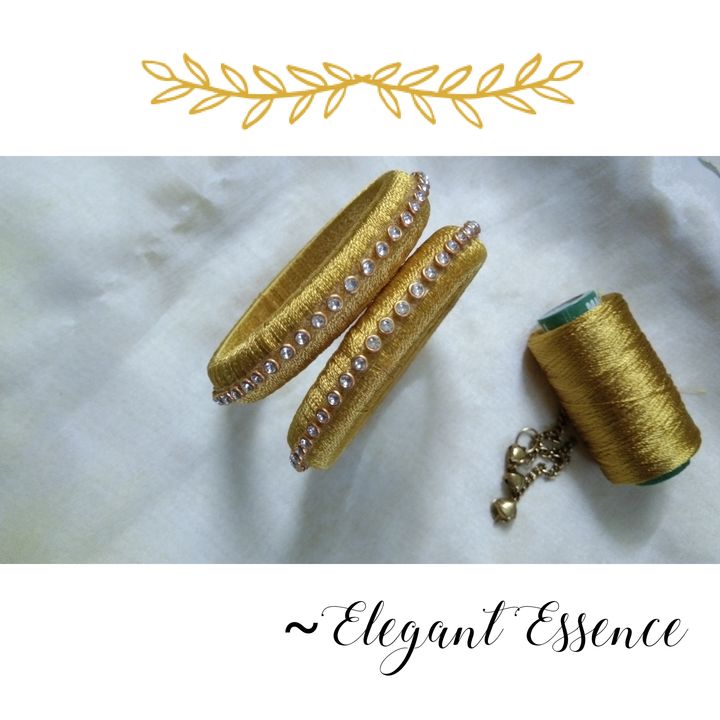 Silkthread bangles uploaded by Elegant Essence on 10/15/2021