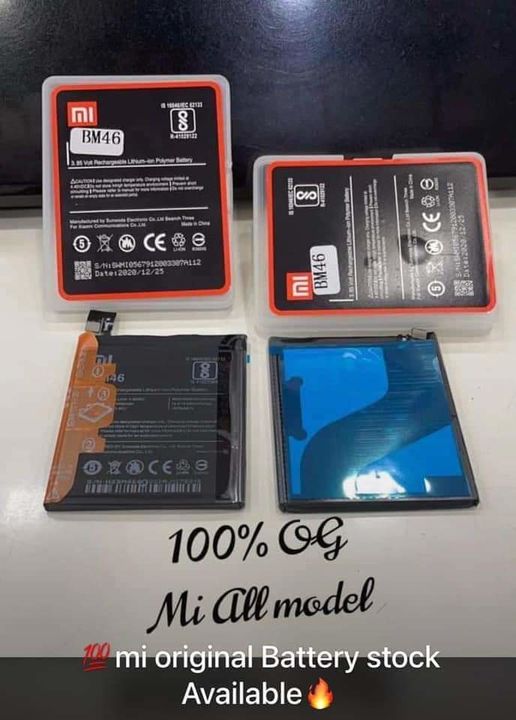 Post image Mi original battery available 🔥🔥🔥send message whatsapp number 7720846907