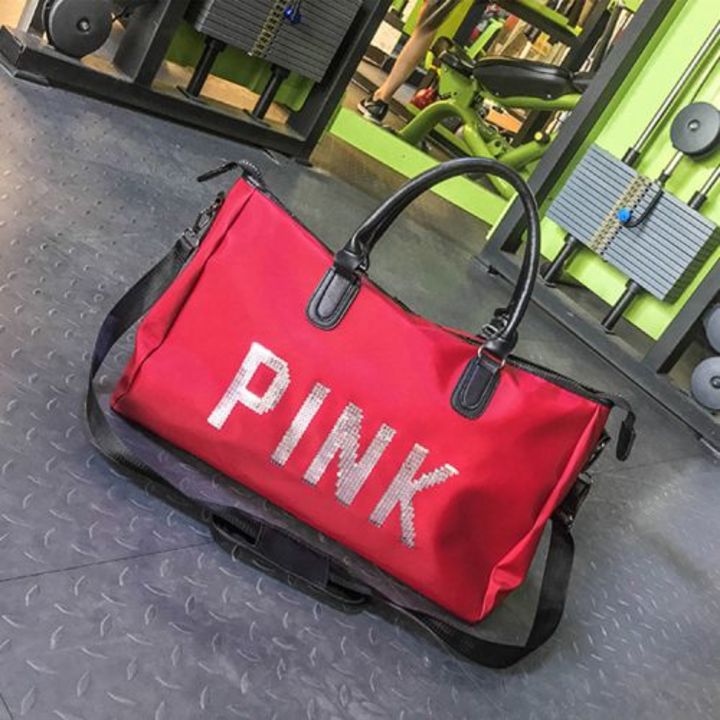Bampp
PINK 
TRAVEL BAG /  GYM BAG
Very cute. use of the bag can be for school, college, travel, picn uploaded by XENITH D UTH WORLD on 10/15/2021