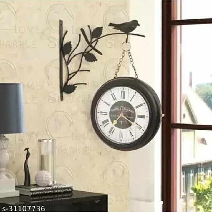 Bird Hanging Wall Clock uploaded by B B Retail on 10/15/2021
