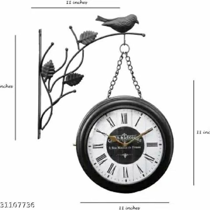 Bird Hanging Wall Clock uploaded by B B Retail on 10/15/2021