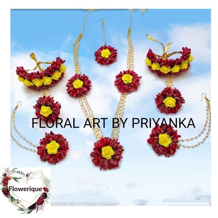 Floral jewellery uploaded by business on 10/15/2021