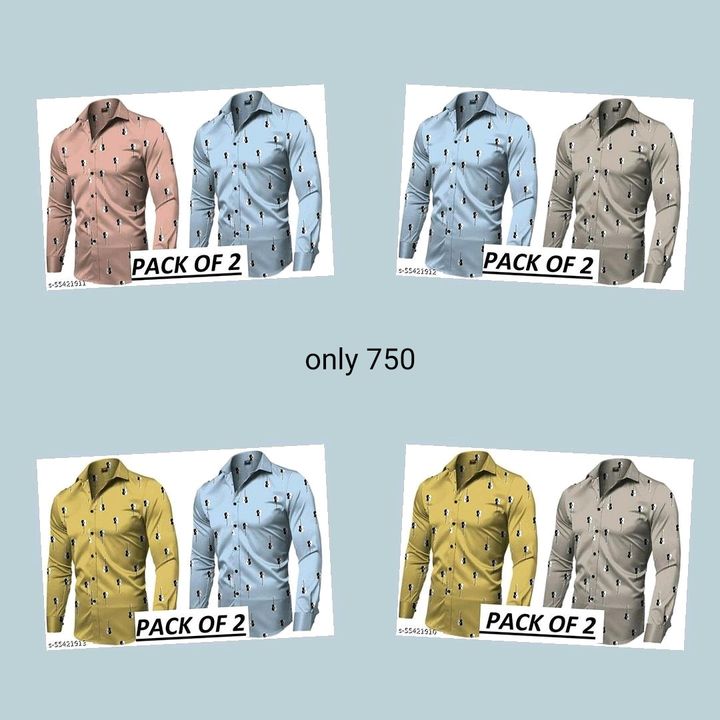 Combo of 2 shirts uploaded by business on 10/15/2021