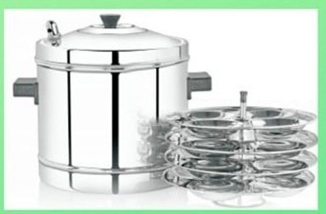 STAINLESS STEEL IDLY COOKER 4 PLATE  uploaded by M SQUARE HOTEL WORLD  on 9/16/2020