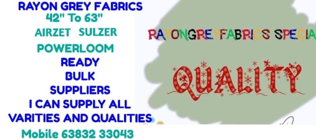 Rayon Grey Fabrics Bulk Suppliers