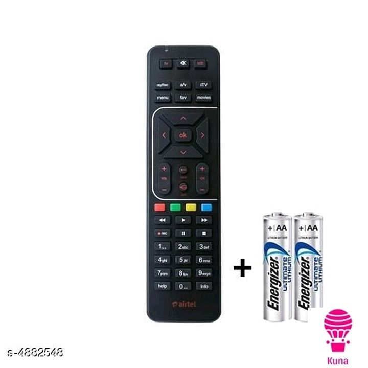 Post image Price -260

Checkout this hot &amp; latest Other Appliances
Basic TV HD Set-Top Box Remote
Product Type : Remote
Material : Plastic 
Size : Free Size
Brand :  Airtel
Description : It Has 1 Piece Of Set-Top Box Remote With 3A New Cells 

Sizes Available - Free Size
*Safe Delivery of Your Order! Click to know more: https://bit.ly/2X645X9 (in Hindi), https://bit.ly/2WHHzom (in English)*