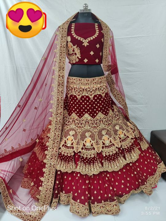 Very pretty ❤️❤️ lahenga.. uploaded by Smile shopping on 10/16/2021