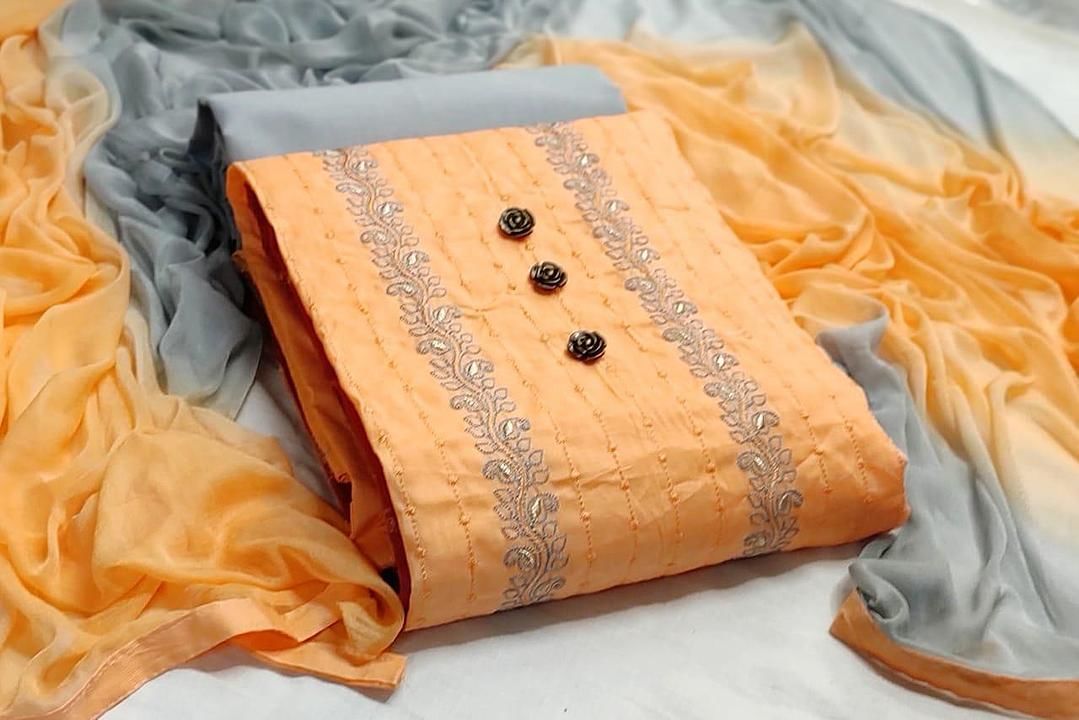 Heavy cotton Nazmin dupatta uploaded by Siyaram textiles on 9/16/2020