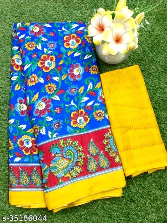  Fashionable Printed Sarees uploaded by business on 10/16/2021
