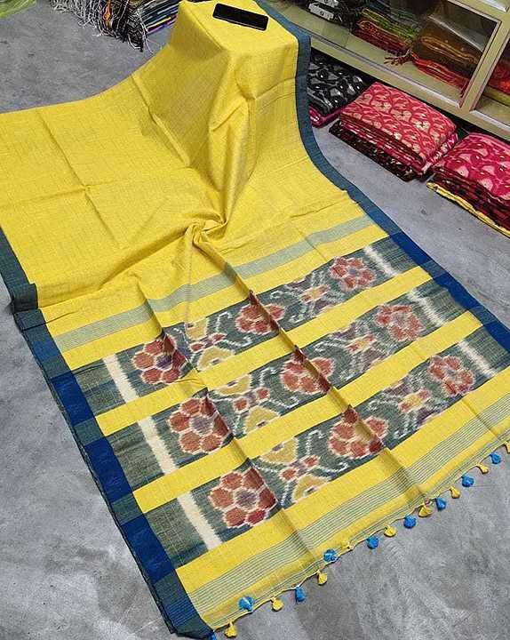 Ikkat pallu handloom saree uploaded by Just Royal touch on 9/16/2020