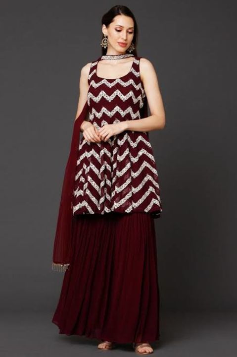 Post image I want 1 Pieces of Mujhe aisa same dress maroon ya black color me chahiye..agar kisi k pas ho to pls msg.
Below is the sample image of what I want.